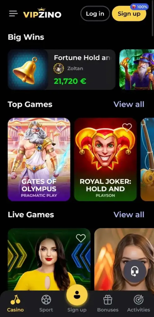 Casino App für Smartphone und Tablet
